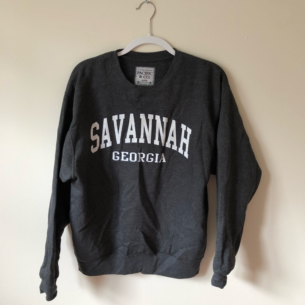 LAST CHANCE Savannah Georgia Crew Neck Sweatshirt